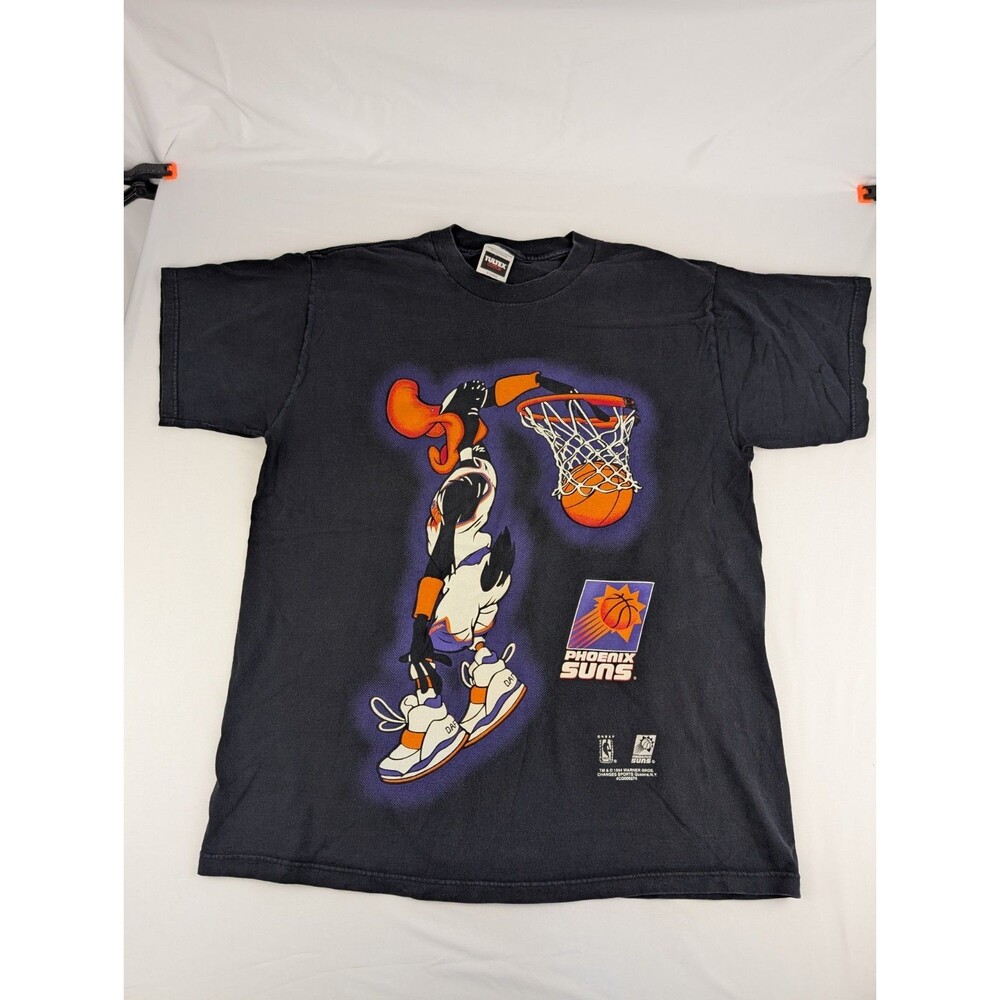 Vtg 1994 NBA Phoenix Suns Daffy Duck T Shirt Tultex XL Warner Bros Single Stitch